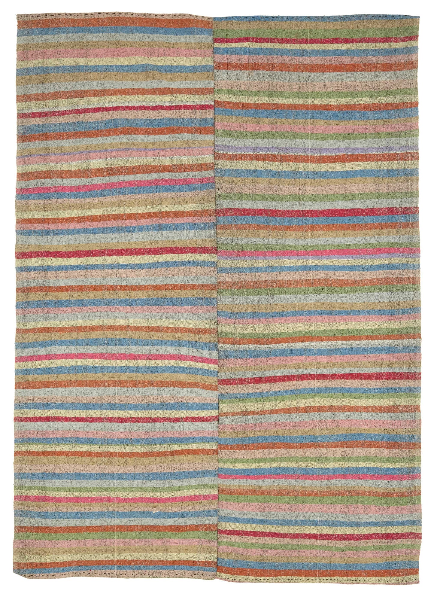 7x10 Vintage Chaput Kilim Rug - 47258