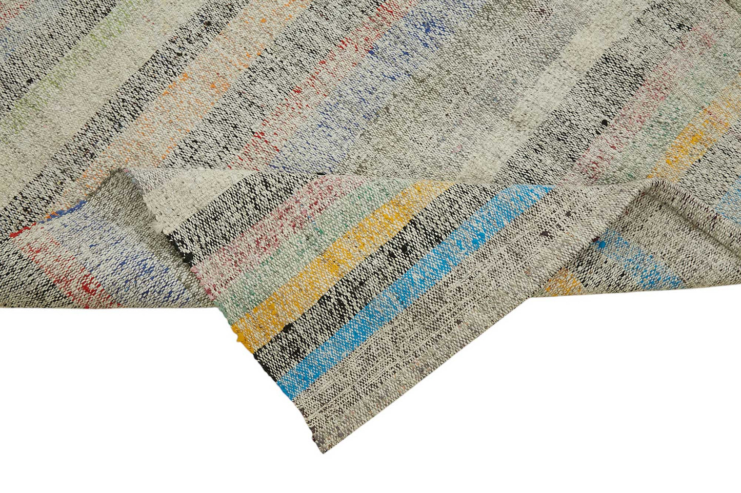7x9 Vintage Chaput Kilim Rug - 47275
