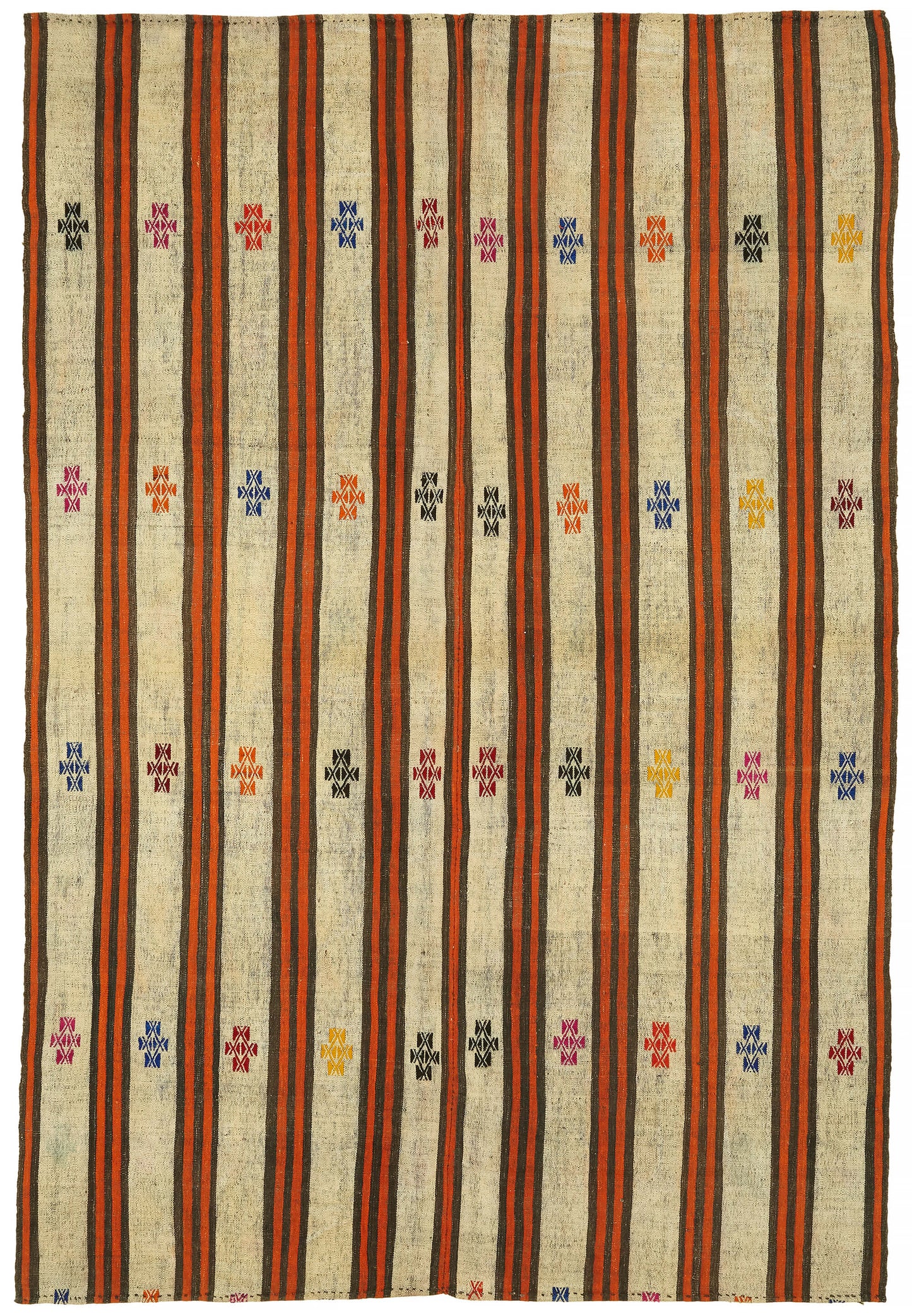6x9 Vintage Chaput Kilim Rug - 47291