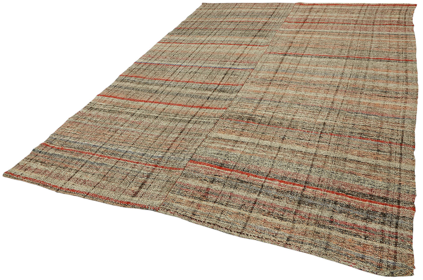 7x9 Vintage Chaput Kilim Rug - 47302