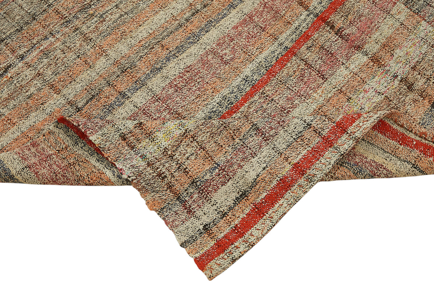 7x9 Vintage Chaput Kilim Rug - 47302