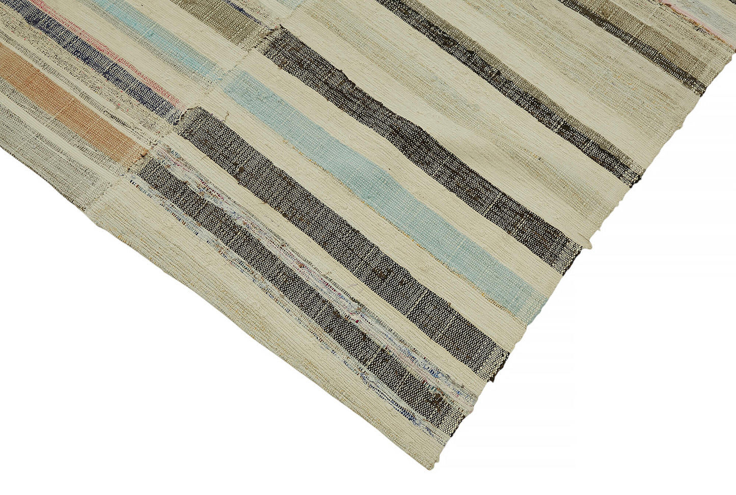 6x9 Multicolor Anatolian Striped Kilim Rug - 47316