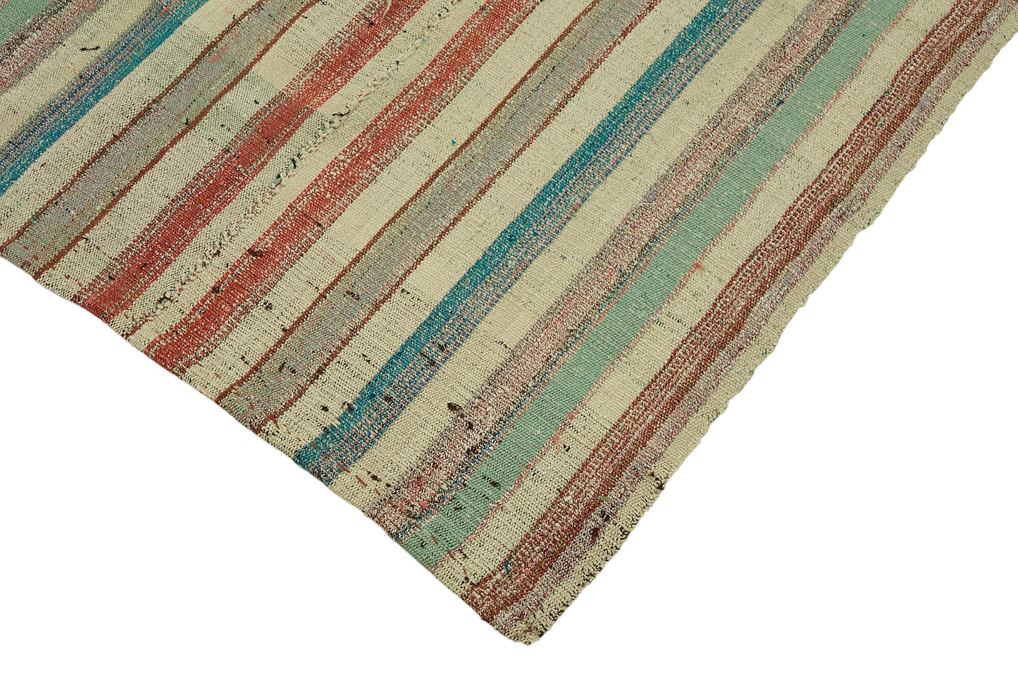 6x9 Multicolor Anatolian Striped Kilim Rug - 47317
