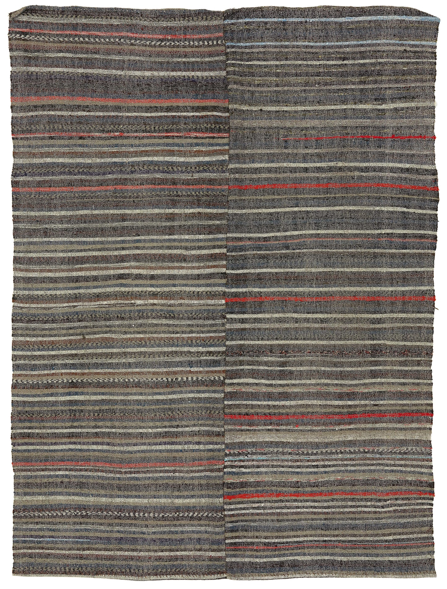 7x9 Vintage Chaput Kilim Rug - 47329