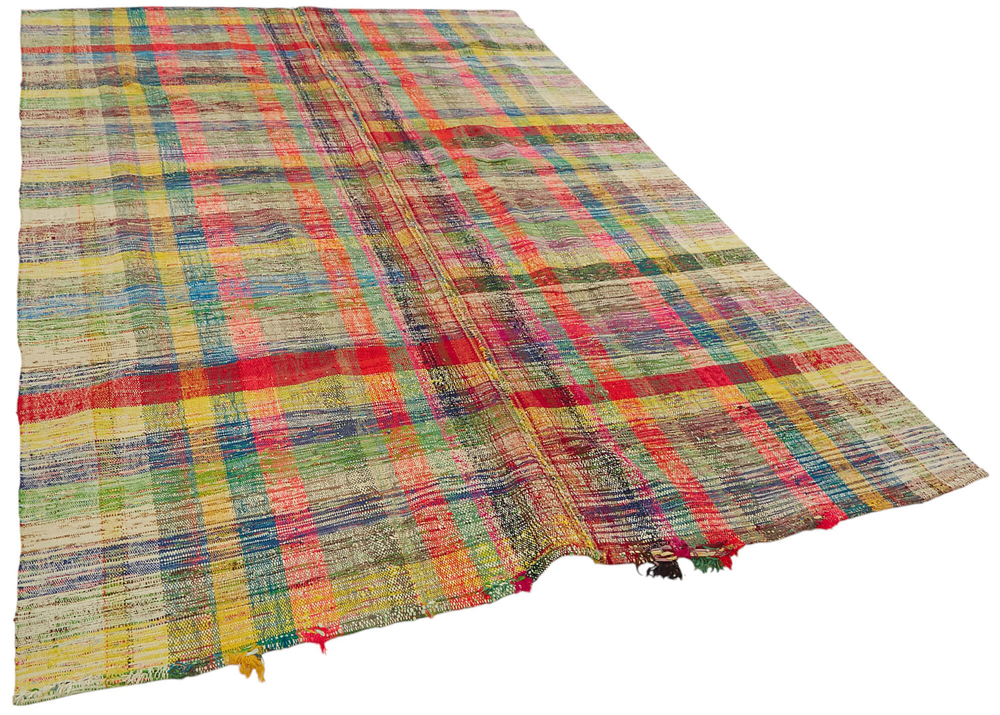 7x10 Vintage Chaput Kilim Rug - 47333