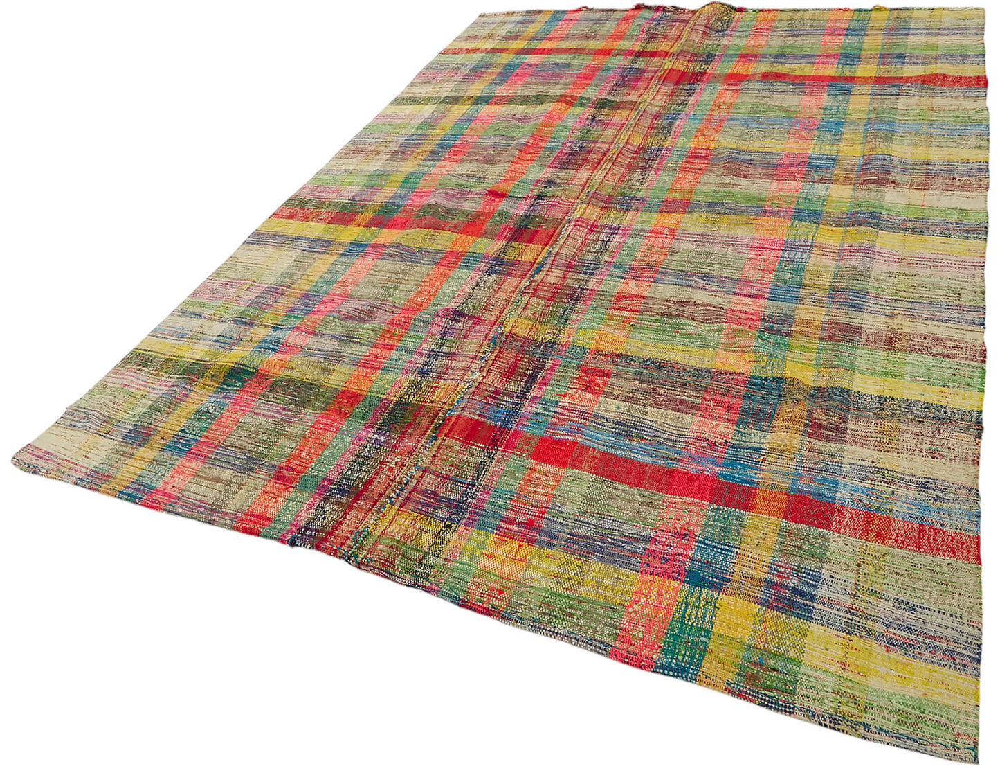 7x10 Vintage Chaput Kilim Rug - 47333