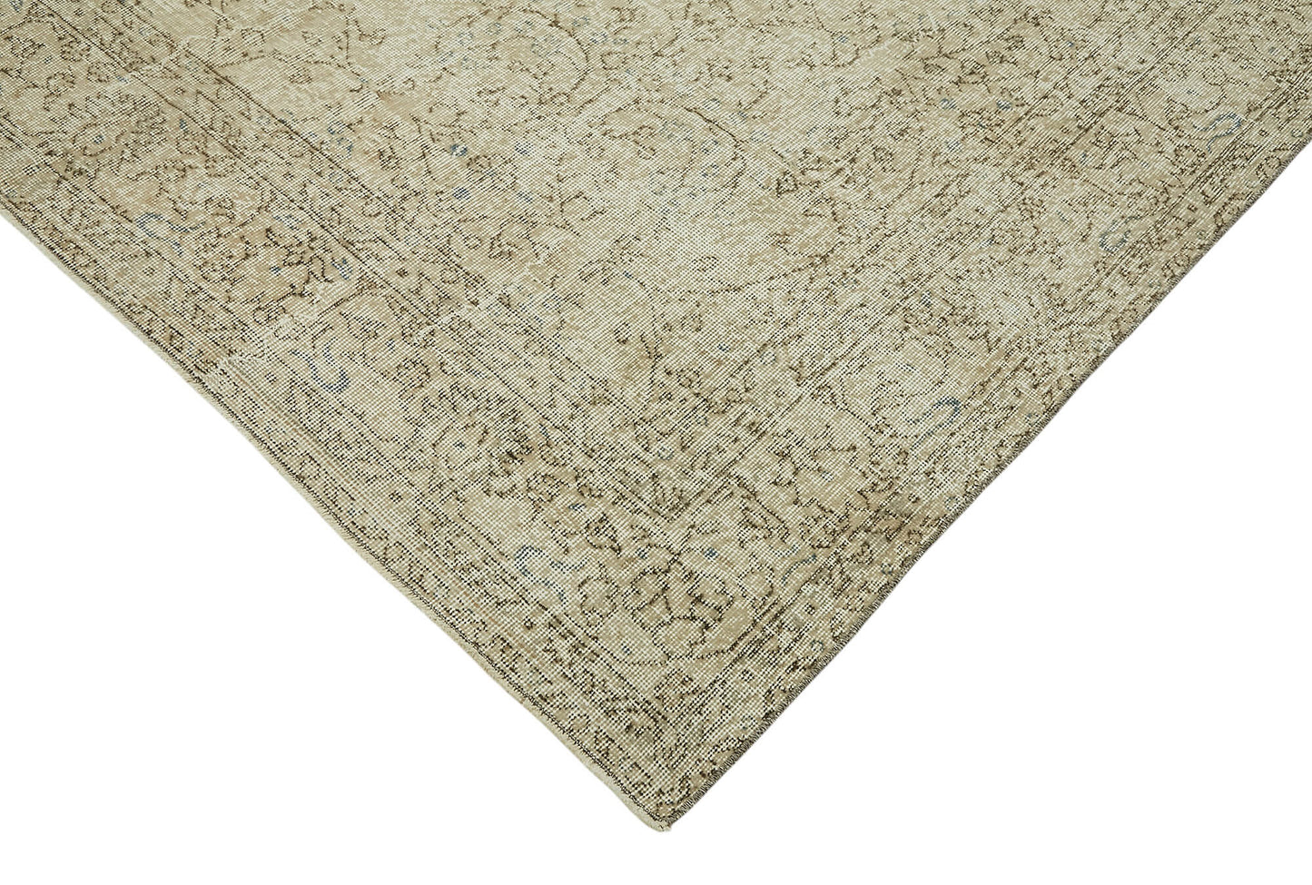 7x10 Hand-Knotted Turkish Vintage Rug - 47349