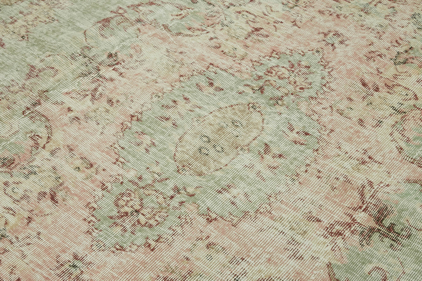 7x10 Hand-Knotted Turkish Vintage Rug - 47364