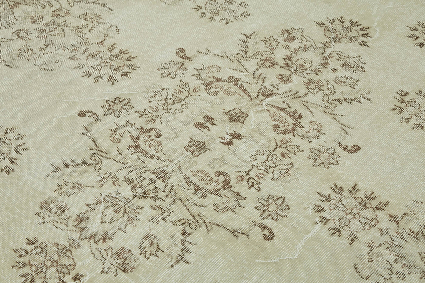 7x10 Hand-Knotted Turkish Vintage Rug - 47367