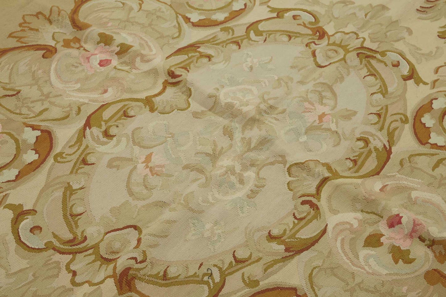 6x9 Floral Aubusson Kilim - 47380