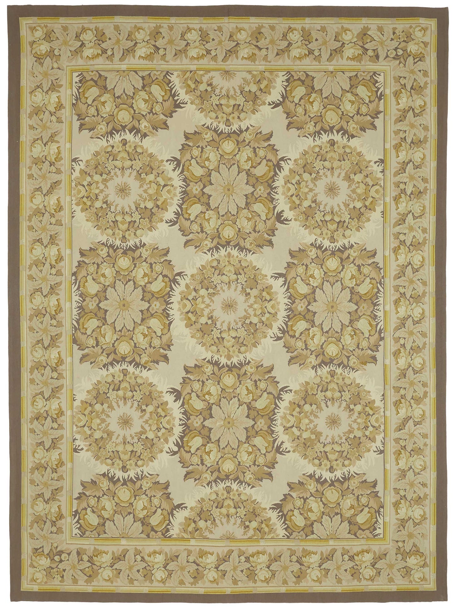 9x12 Floral Aubusson Kilim - 47400