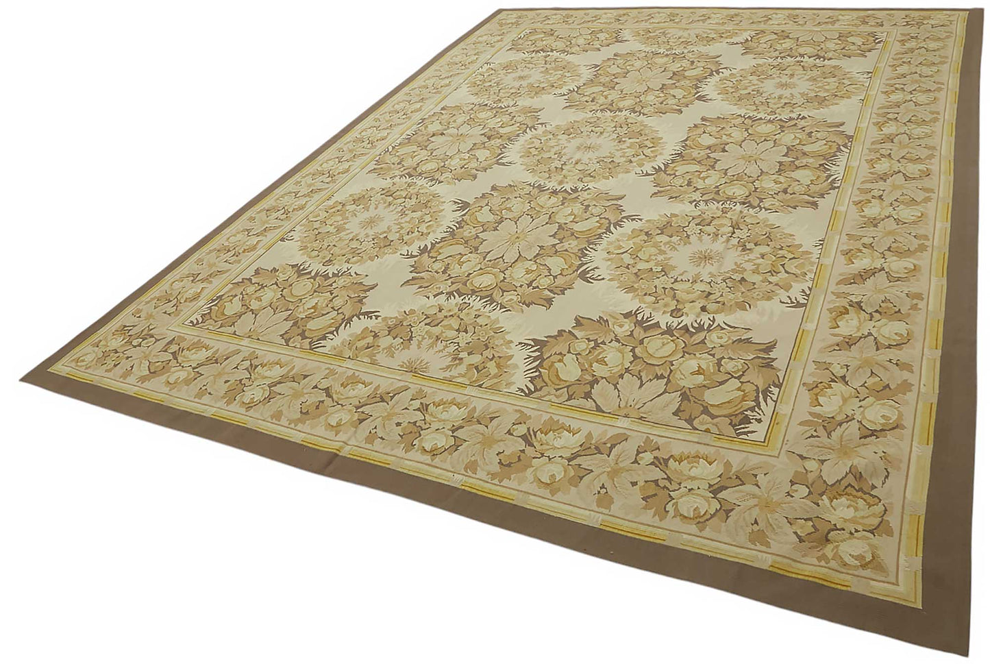 9x12 Floral Aubusson Kilim - 47400