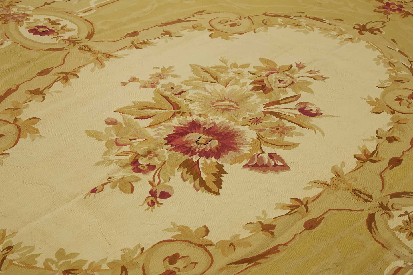 9x12 Floral Aubusson Kilim - 47409