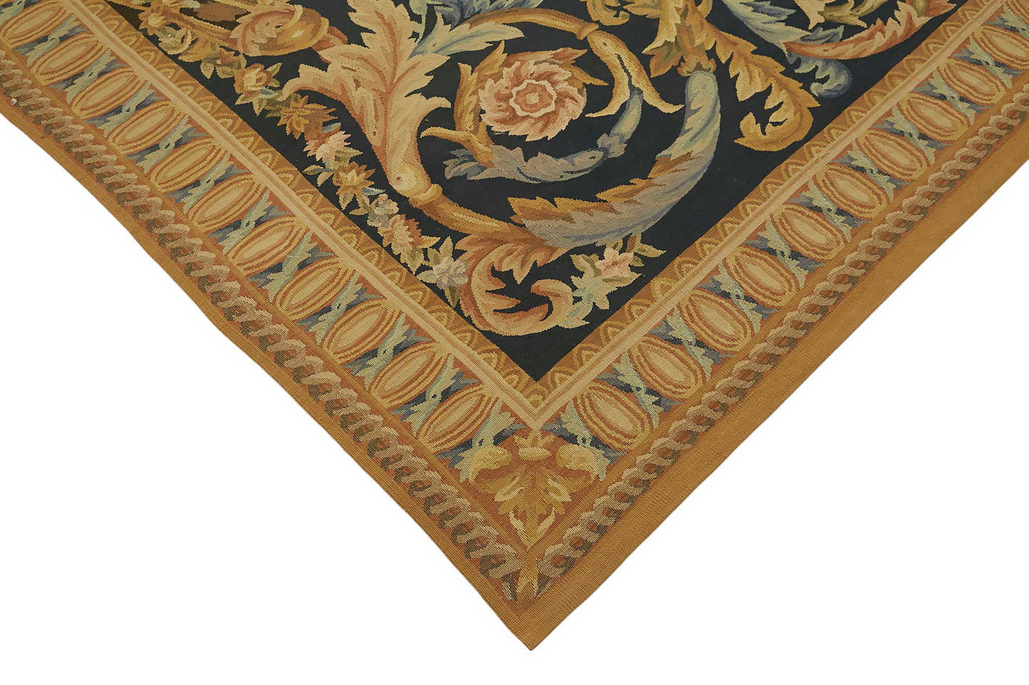 9x12 Floral Aubusson Kilim - 47429