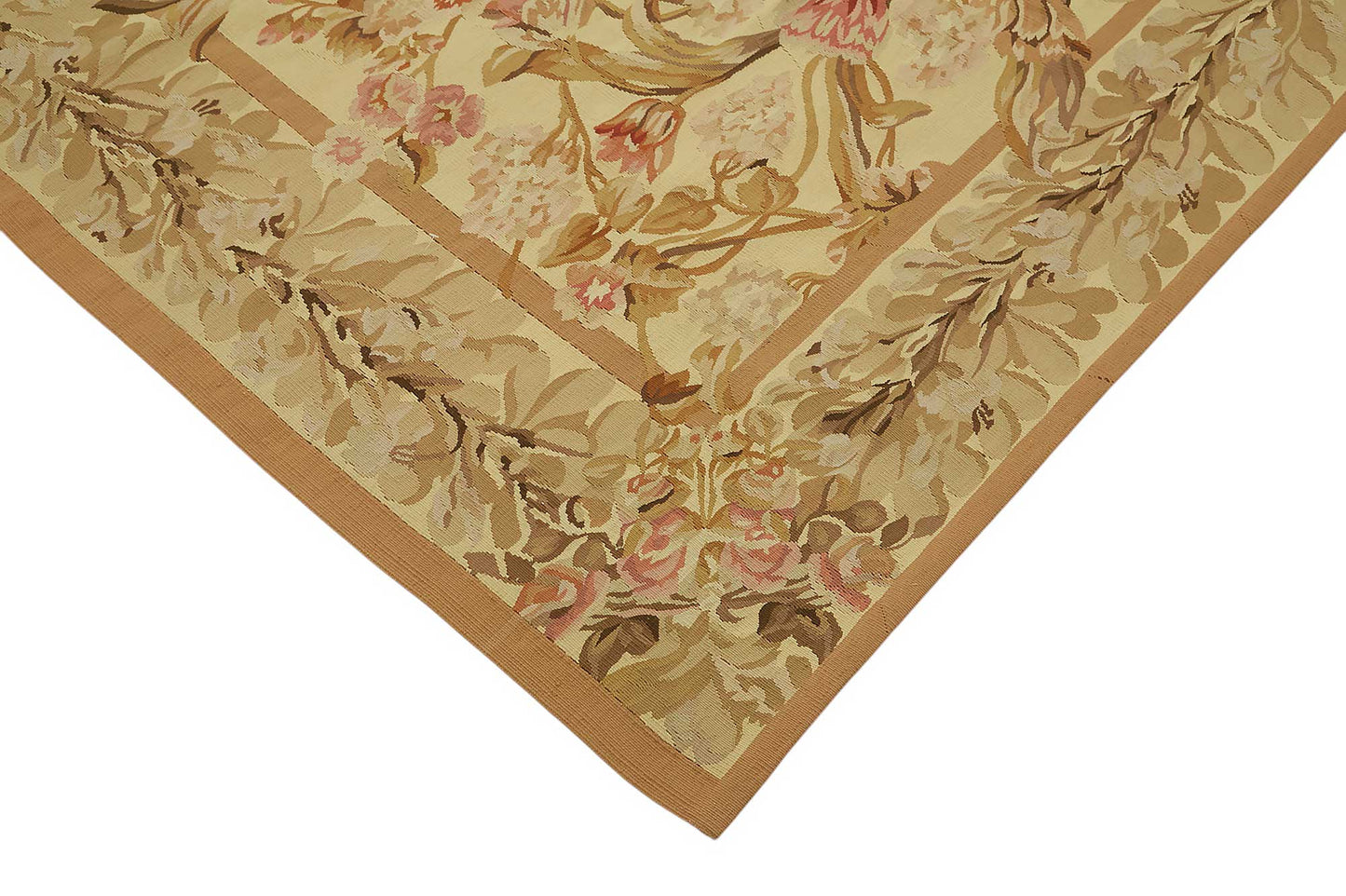 9x12 Floral Aubusson Kilim - 47434