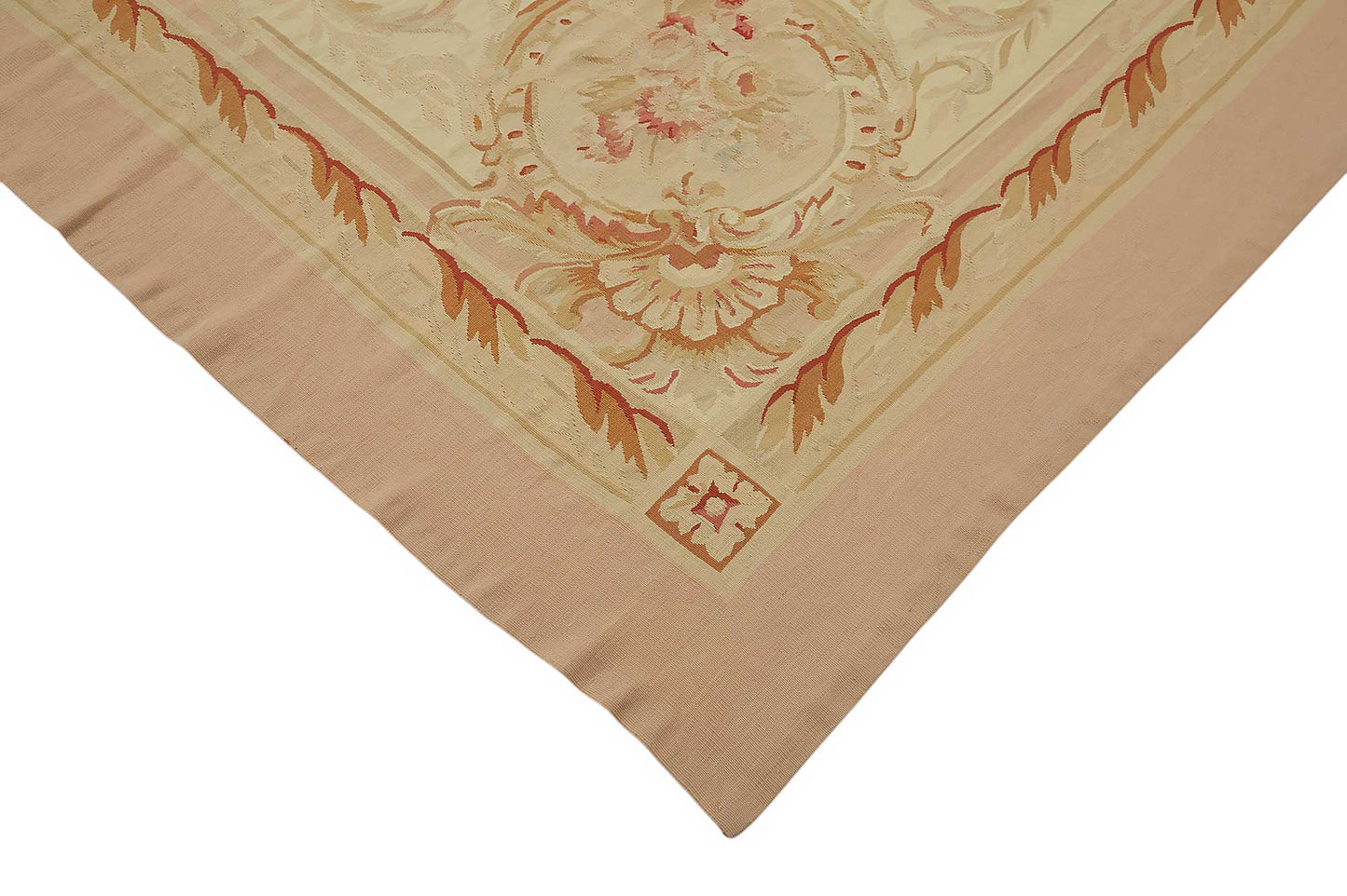 10x13 Floral Aubusson Kilim - 47435