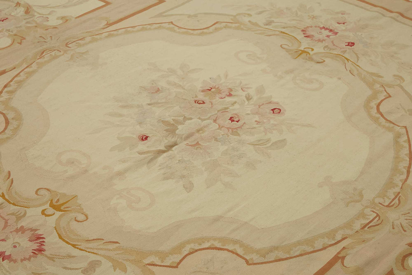 10x13 Floral Aubusson Kilim - 47435