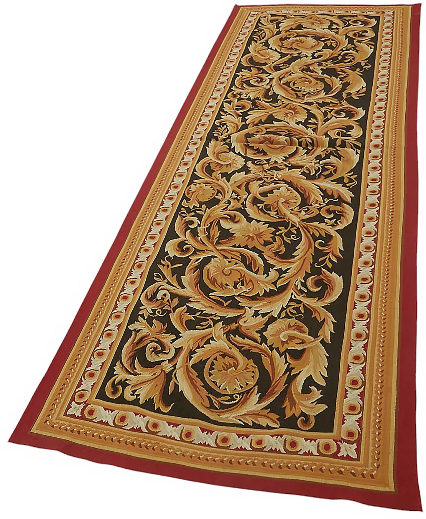 3x10 Floral Aubusson Kilim - 47441