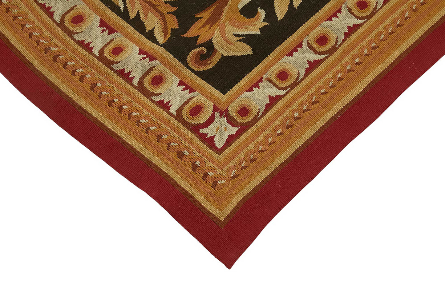 3x10 Floral Aubusson Kilim - 47441