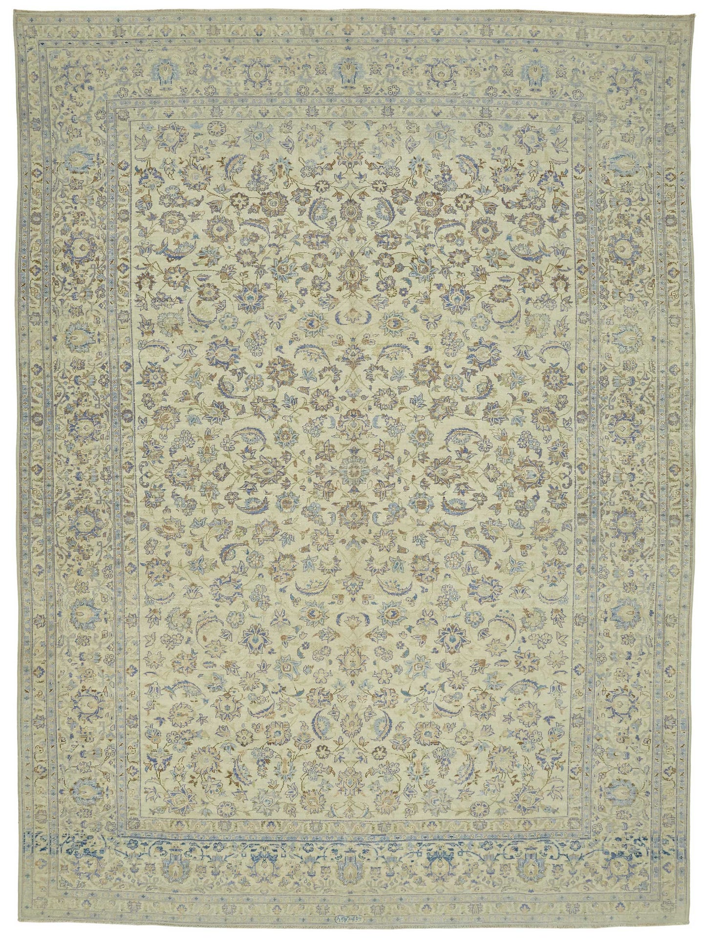 9x13 Vintage Hand-Knotted Rug - 47501