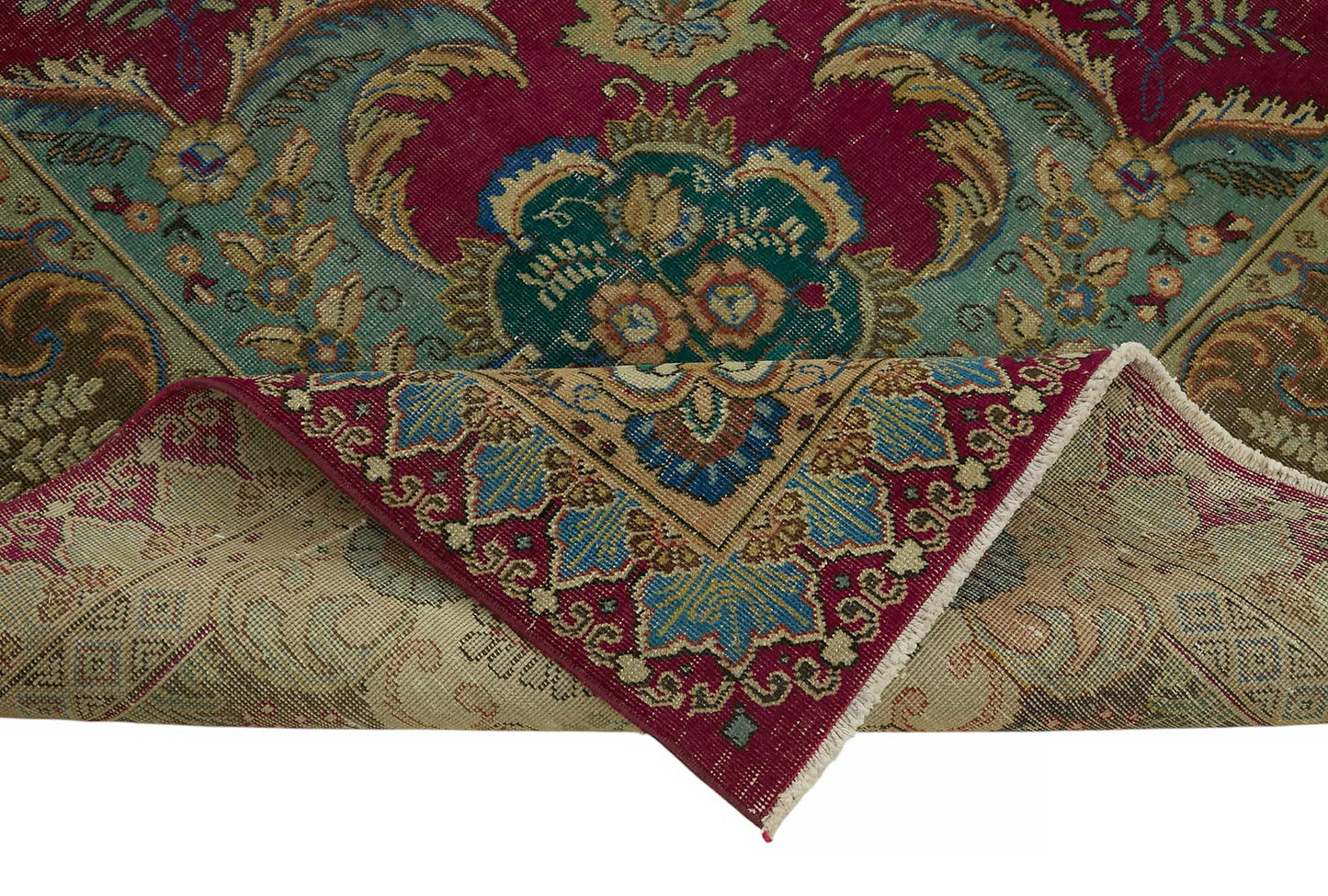 10x13 Vintage Hand-Knotted Rug - 47503