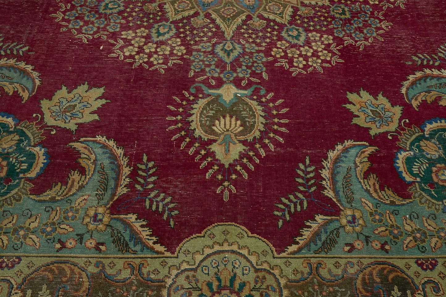 10x13 Vintage Hand-Knotted Rug - 47503