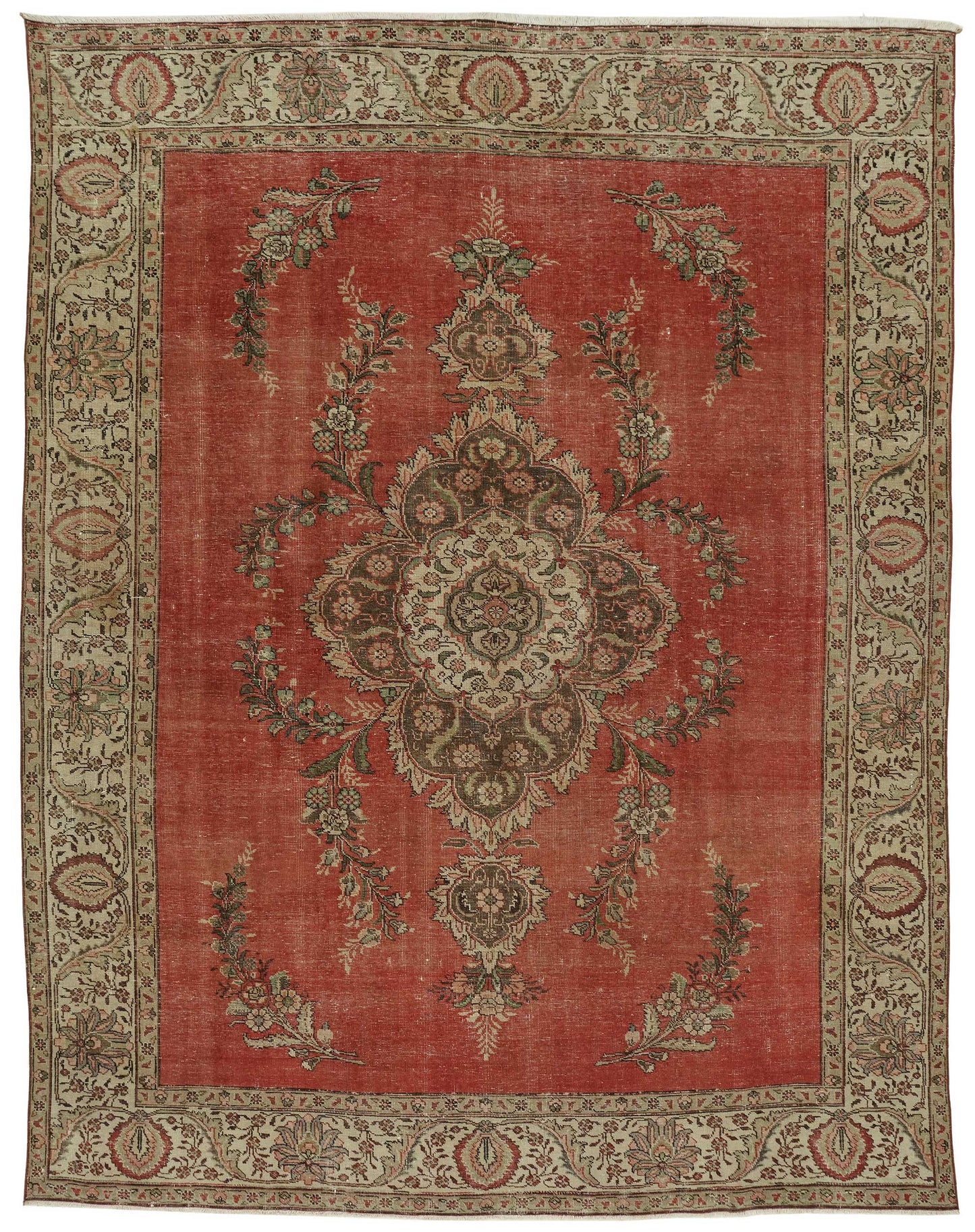 9x12 Vintage Hand-Knotted Rug - 47505