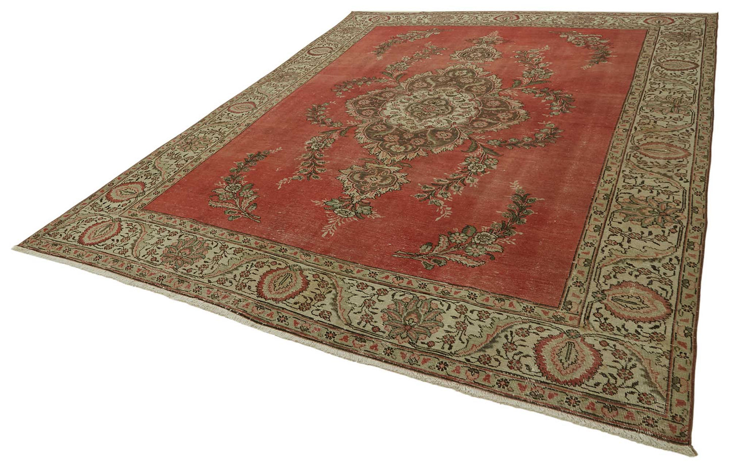 9x12 Vintage Hand-Knotted Rug - 47505
