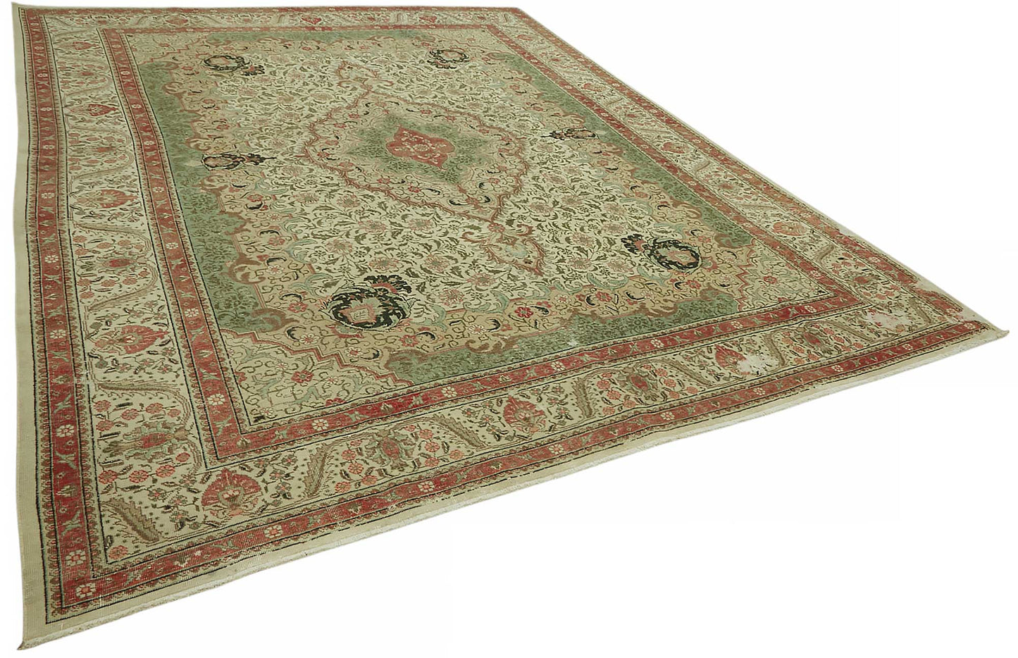 10x13 Vintage Hand-Knotted Rug - 47506