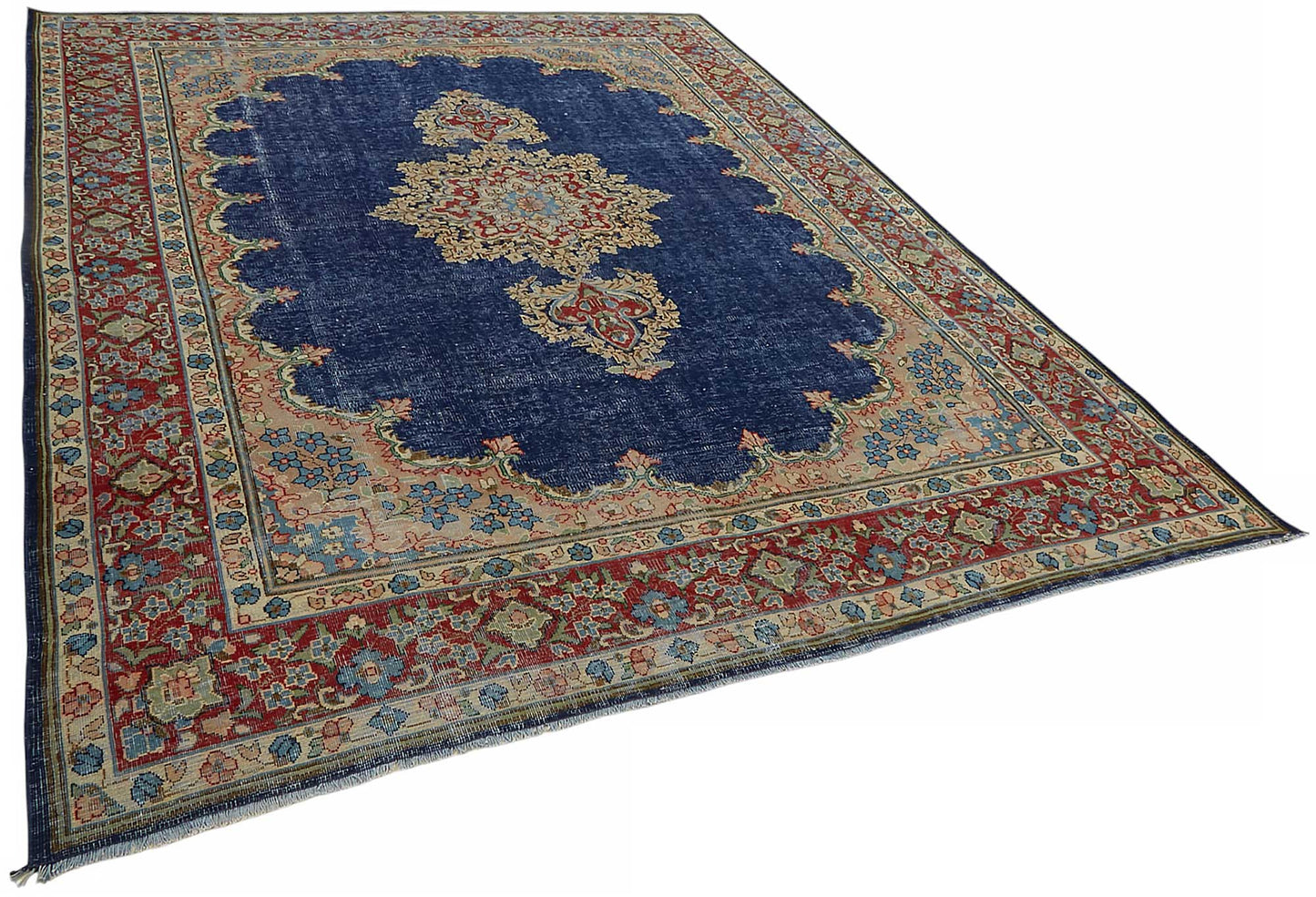 8x11 Vintage Hand-Knotted Rug - 47514