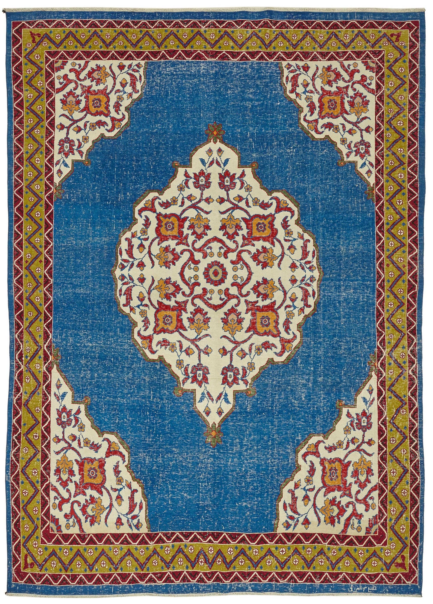 9x12 Vintage Hand-Knotted Rug - 47515