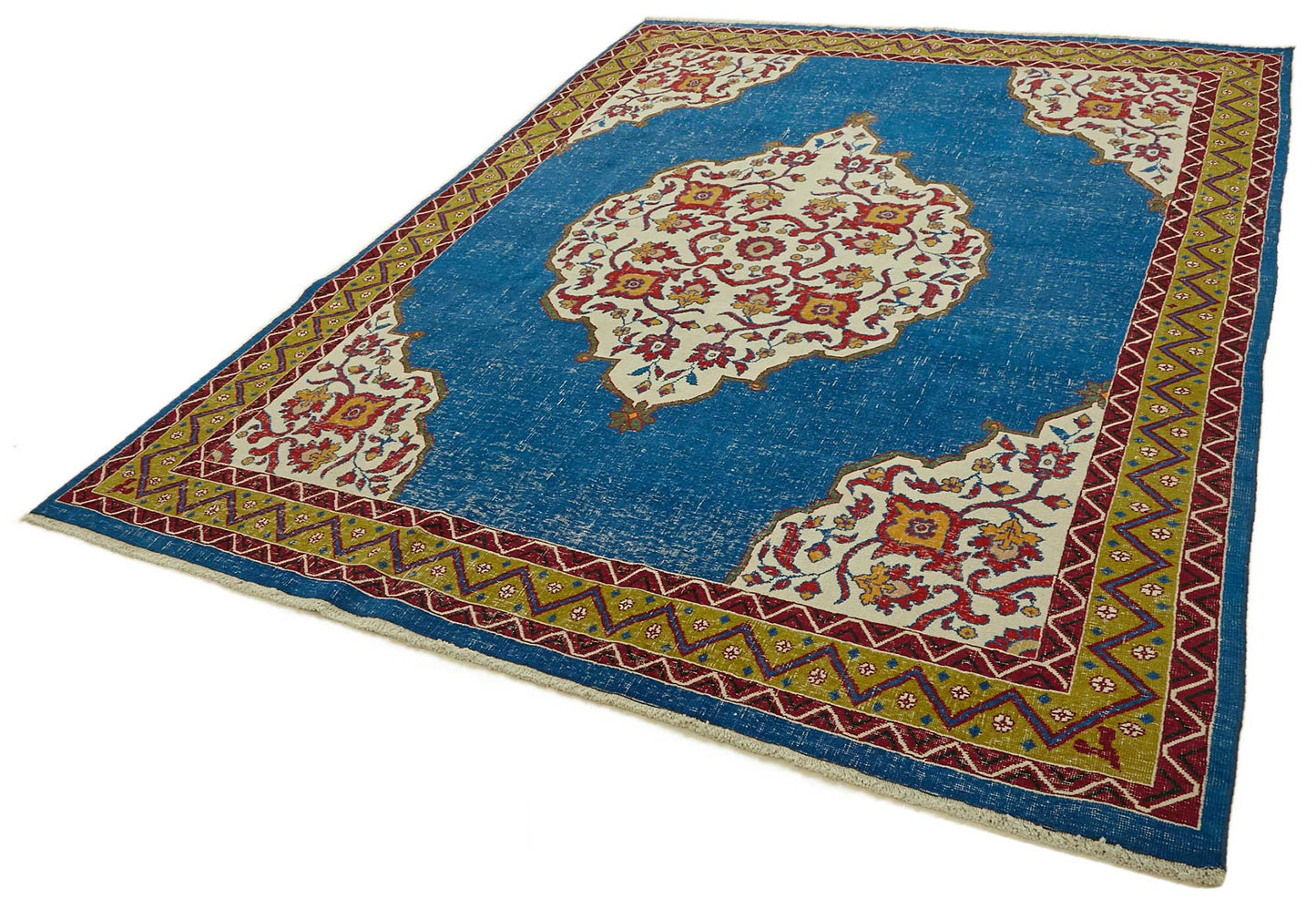 9x12 Vintage Hand-Knotted Rug - 47515