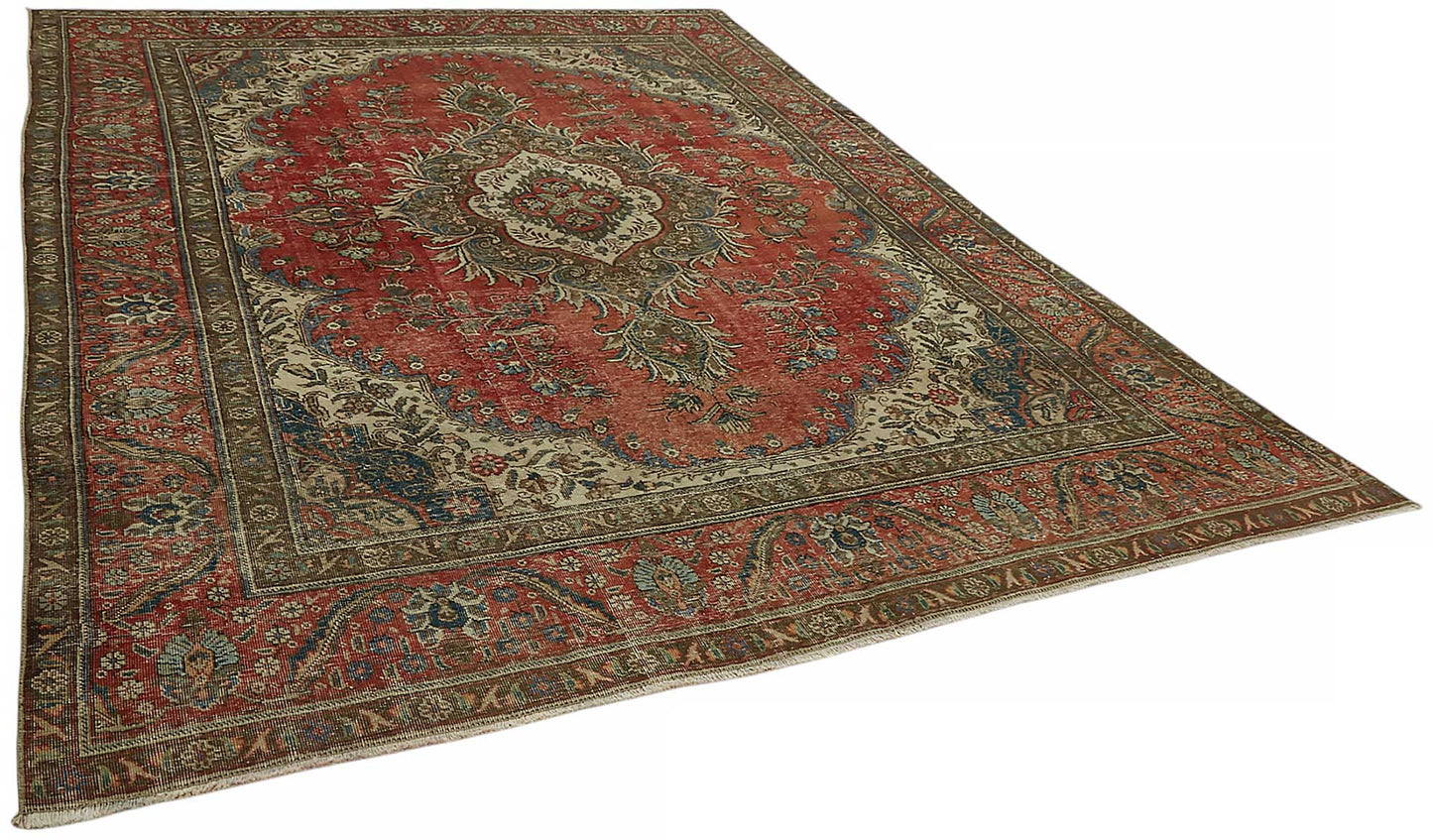 9x12 Vintage Hand-Knotted Rug - 47516