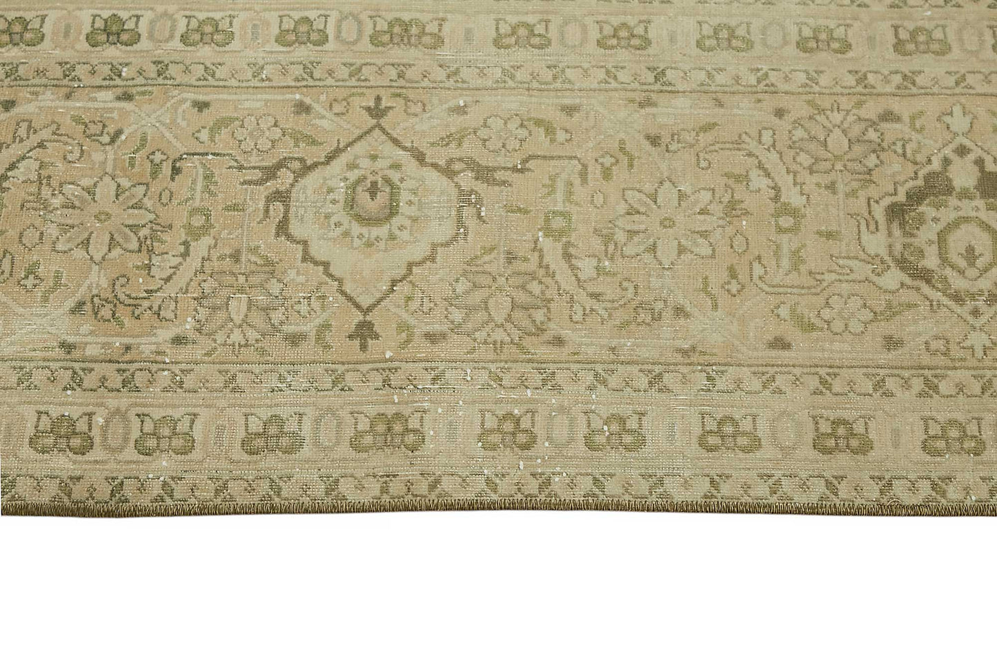 8x17 Vintage Hand-Knotted Rug - 47517