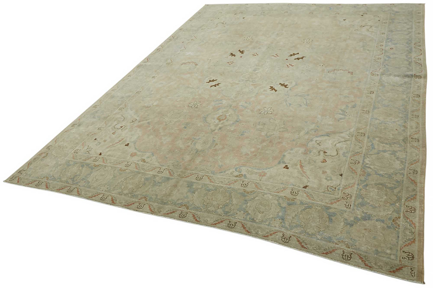 8x11 Vintage Hand-Knotted Rug - 47525
