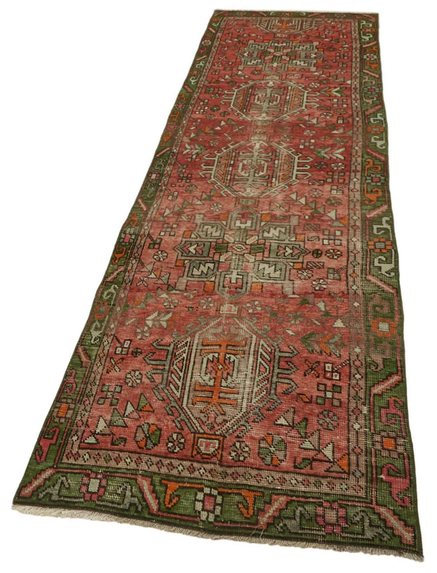 3x12 Vintage Hand-Knotted Rug - 47533