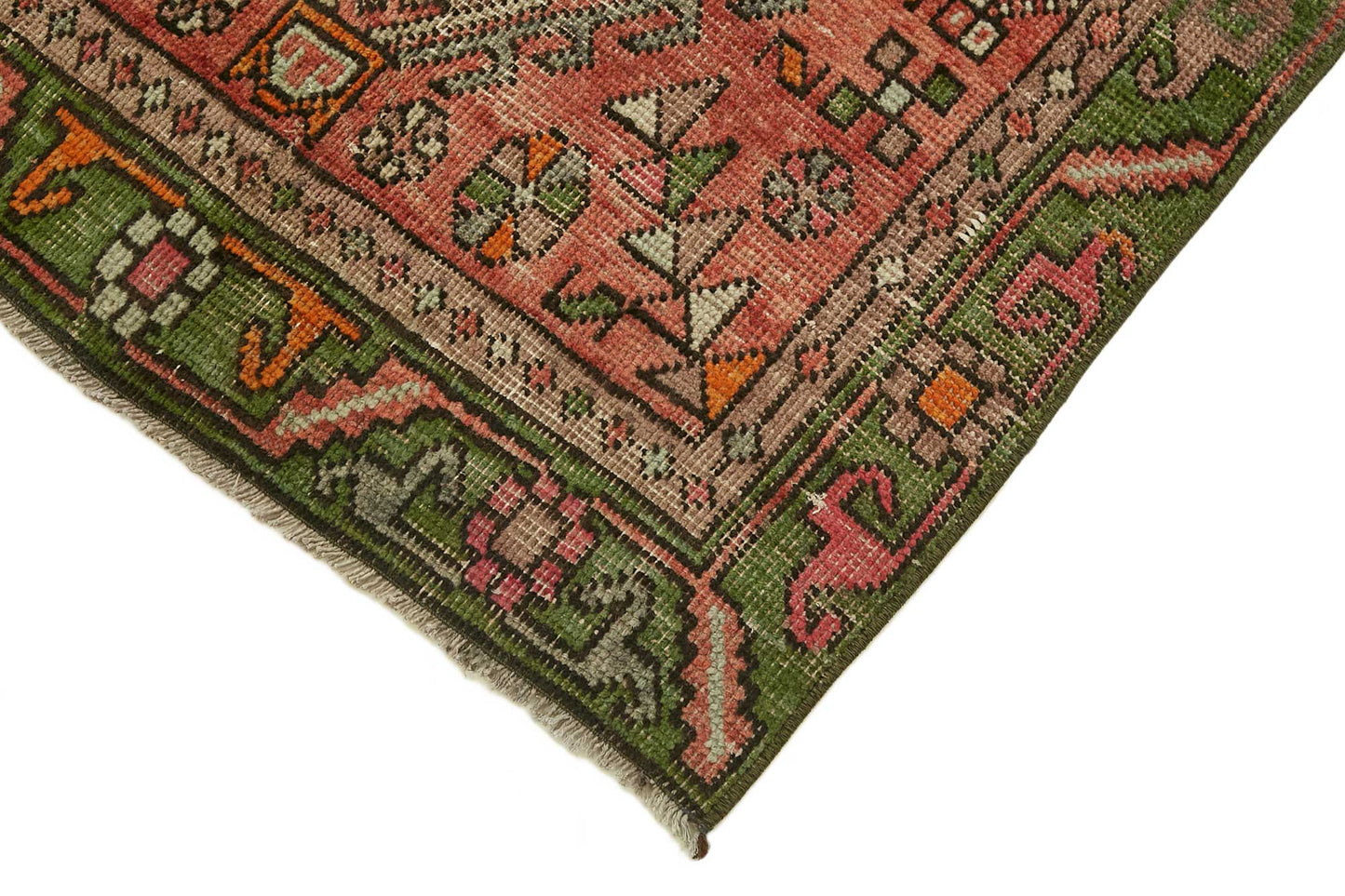 3x12 Vintage Hand-Knotted Rug - 47533