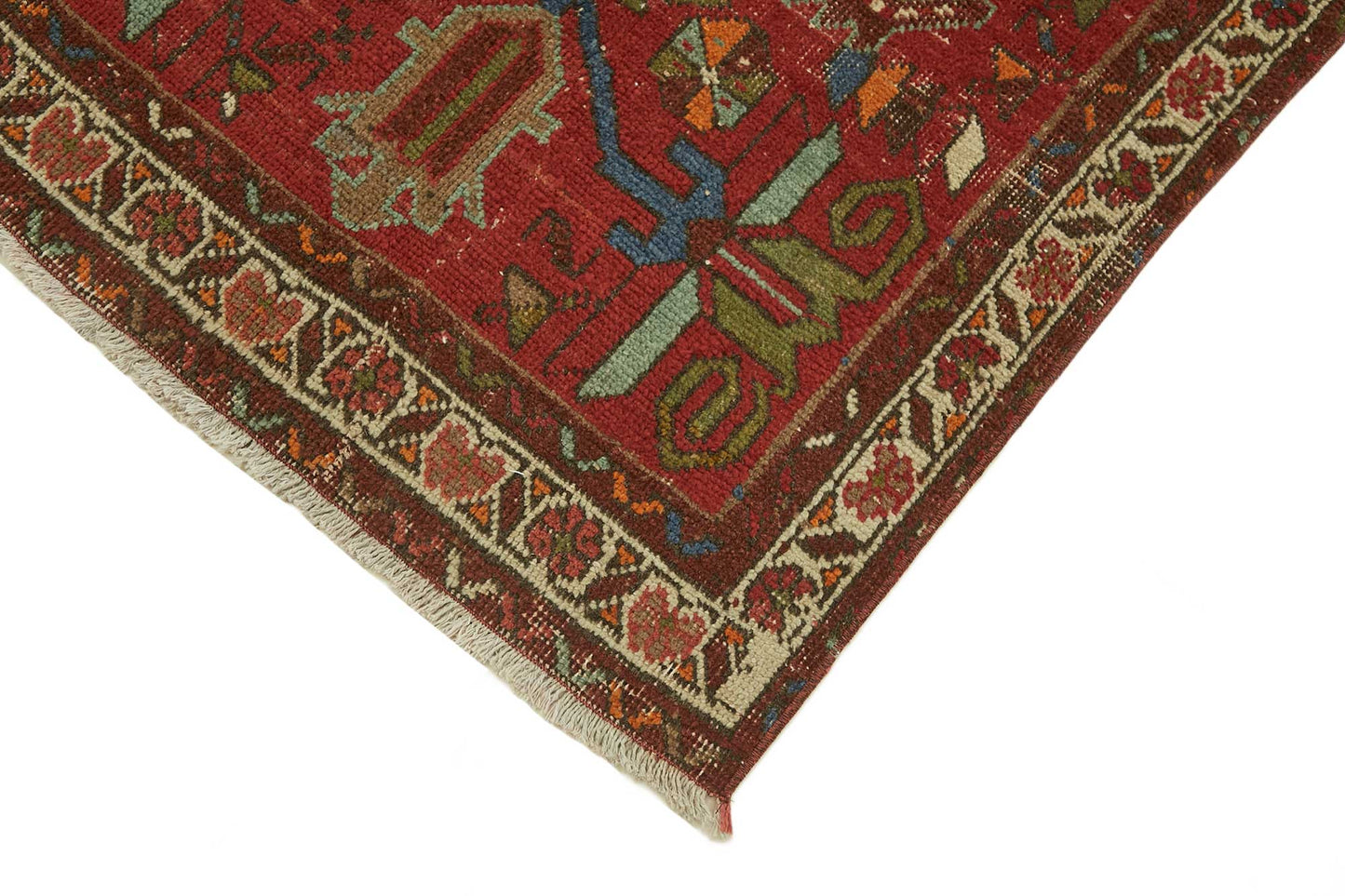 3x13 Vintage Hand-Knotted Rug - 47537
