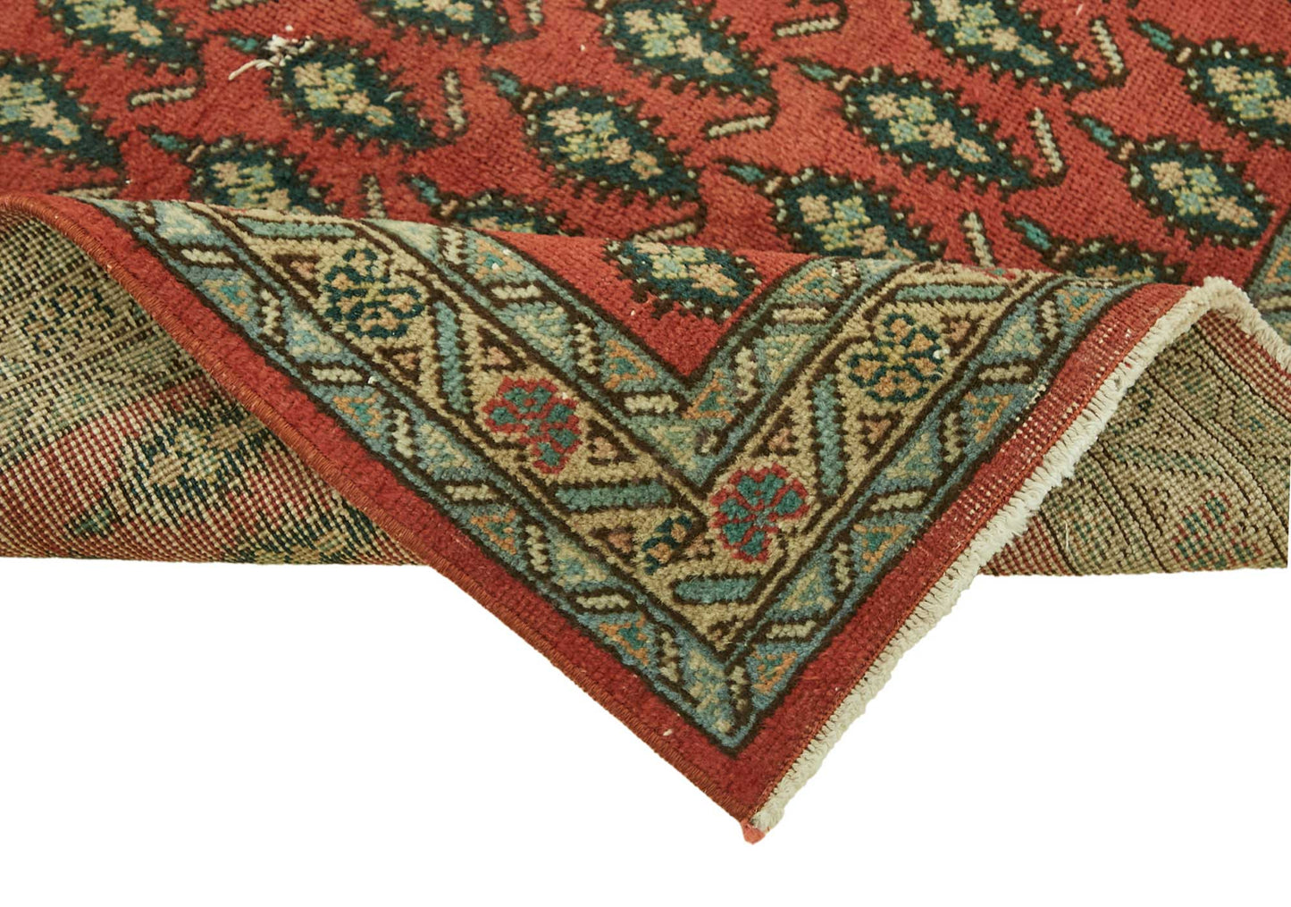 3x11 Vintage Hand-Knotted Rug - 47544