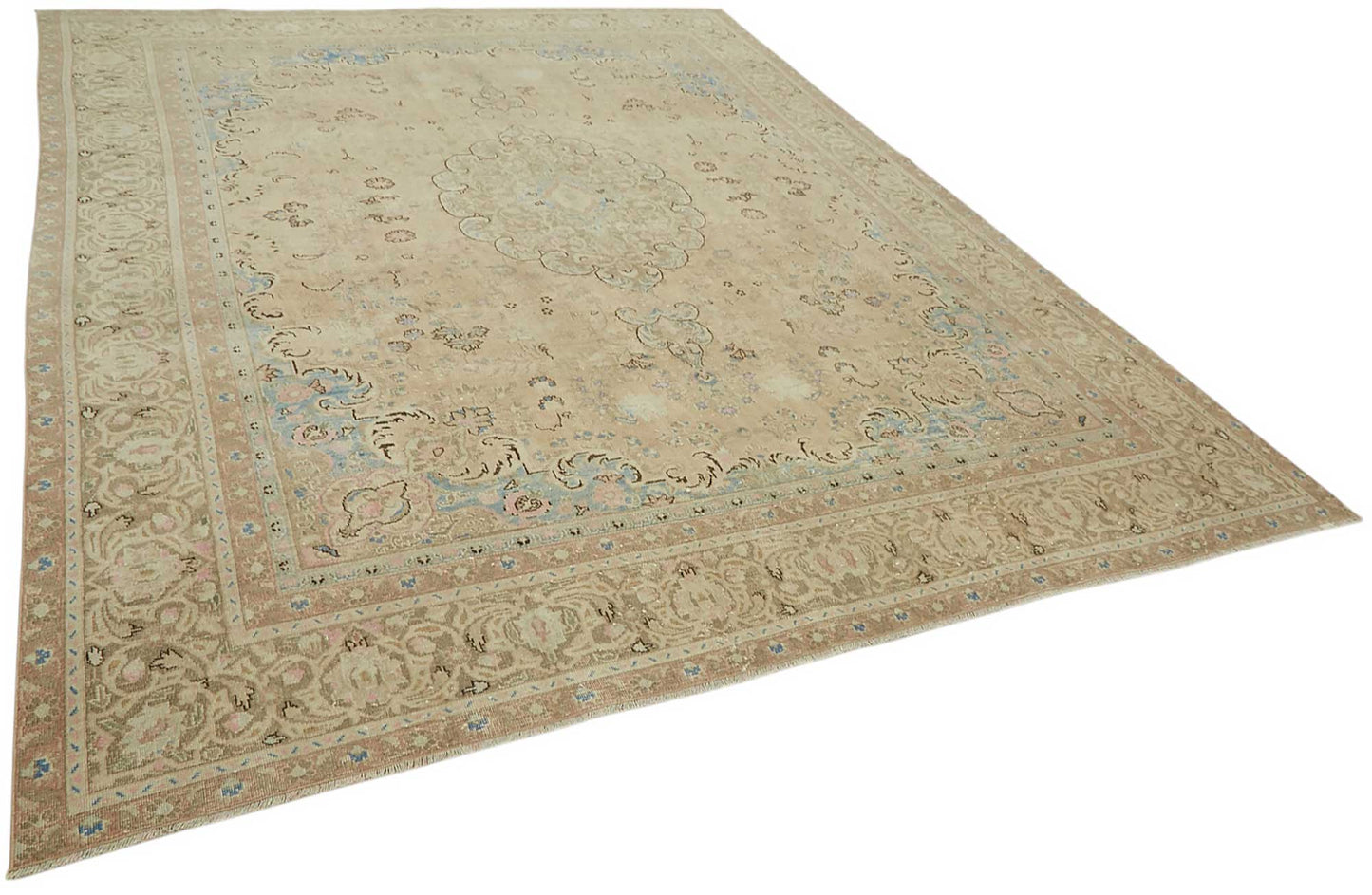 9x12 Vintage Hand-Knotted Rug - 47669