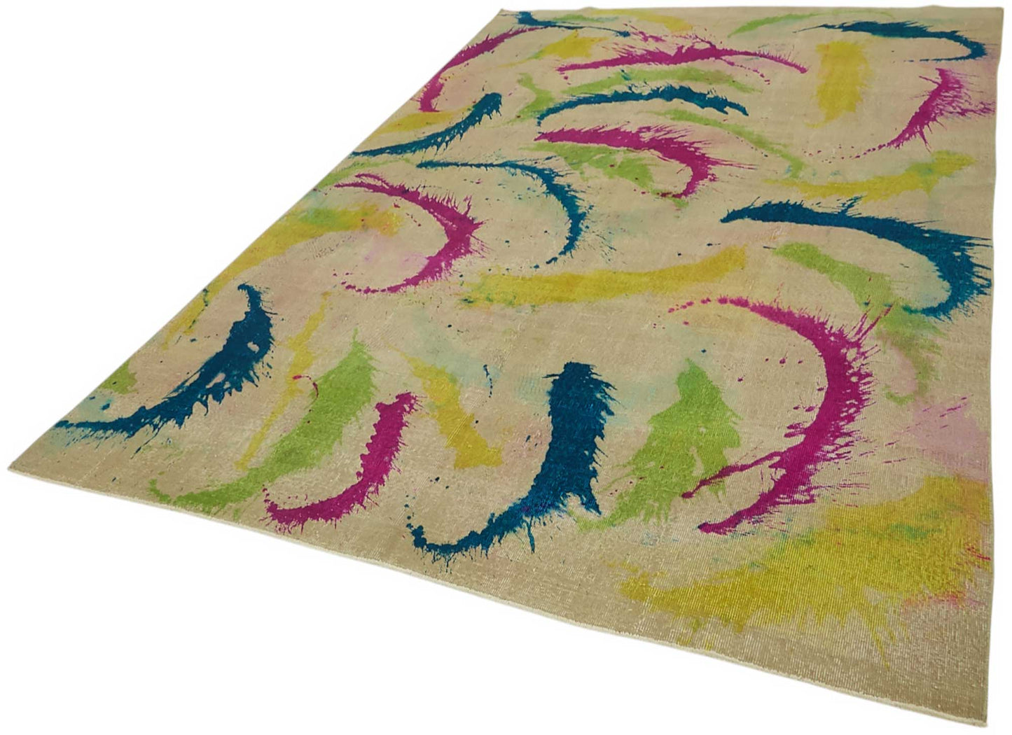 7x11 Vintage Hand-Knotted Rug - 47676