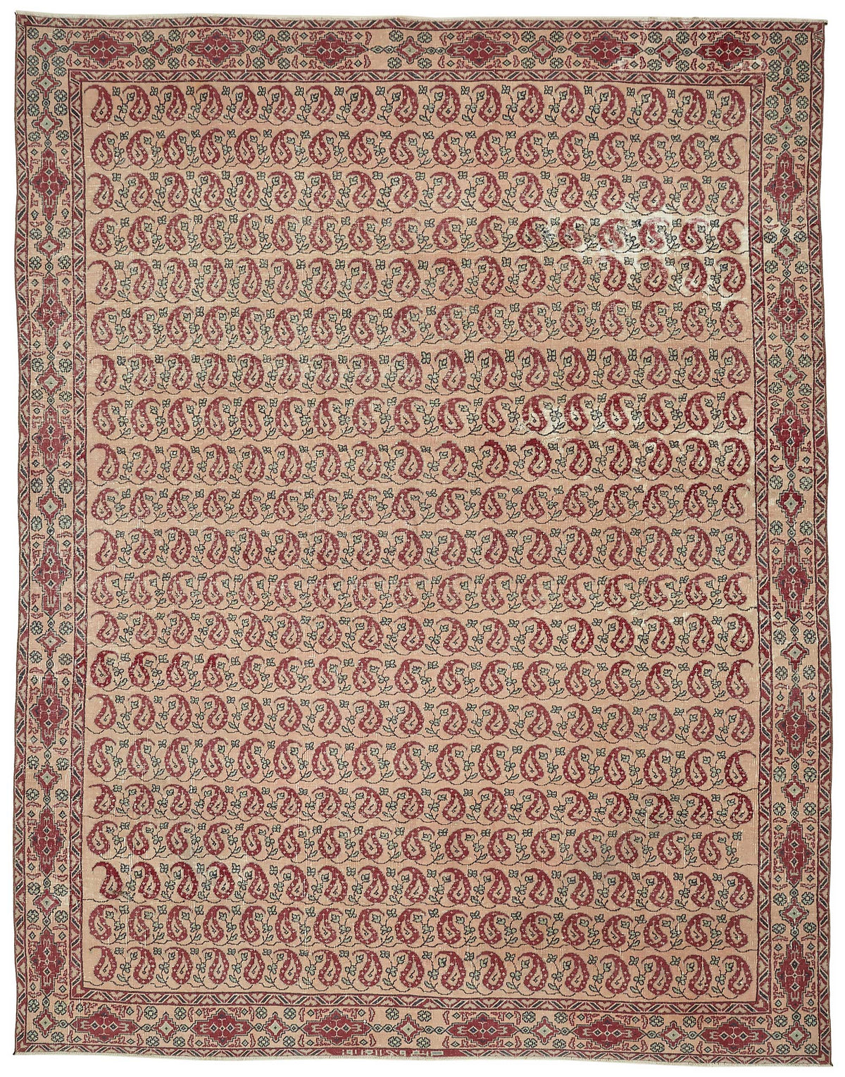9x12 Vintage Hand-Knotted Rug - 47681