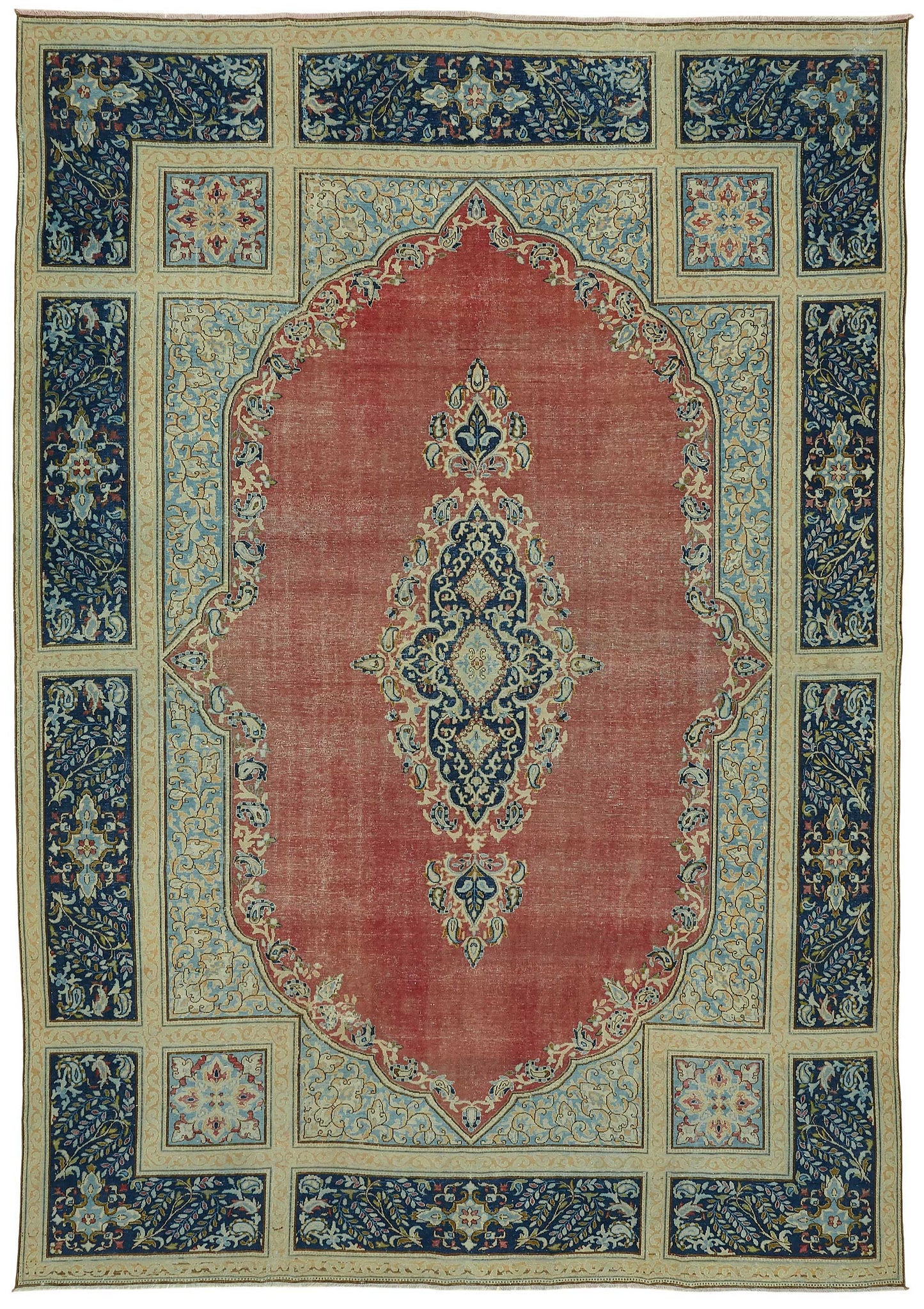 9x13 Vintage Hand-Knotted Rug - 47685