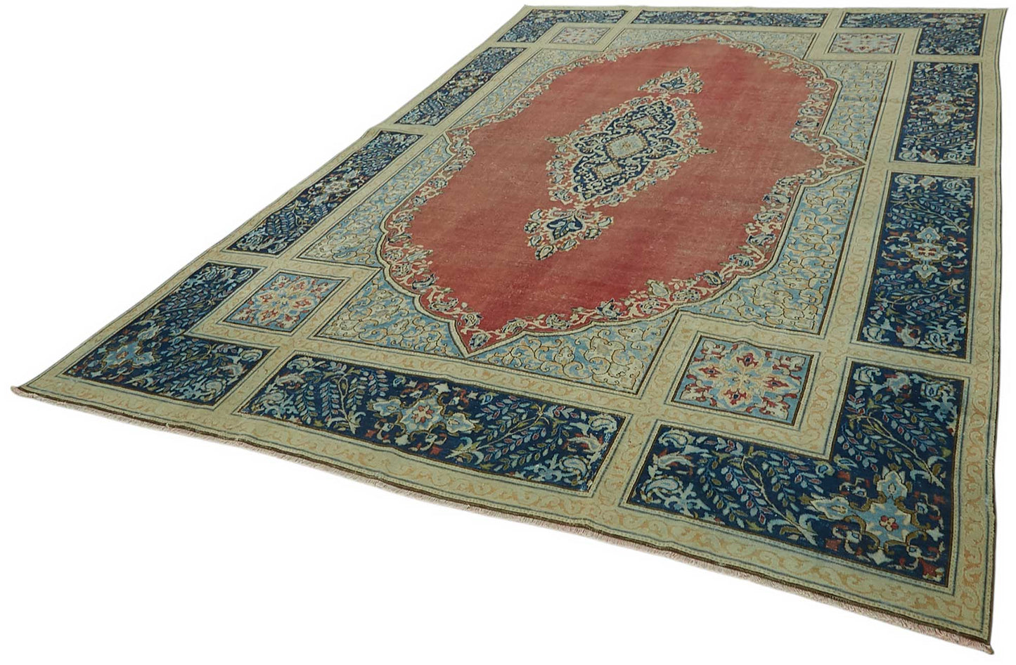 9x13 Vintage Hand-Knotted Rug - 47685