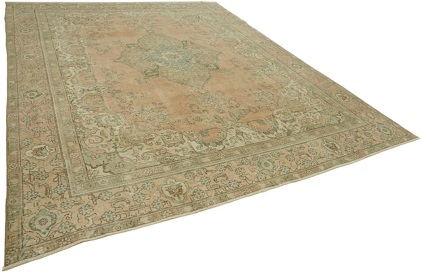 9x13 Vintage Hand-Knotted Rug - 47687