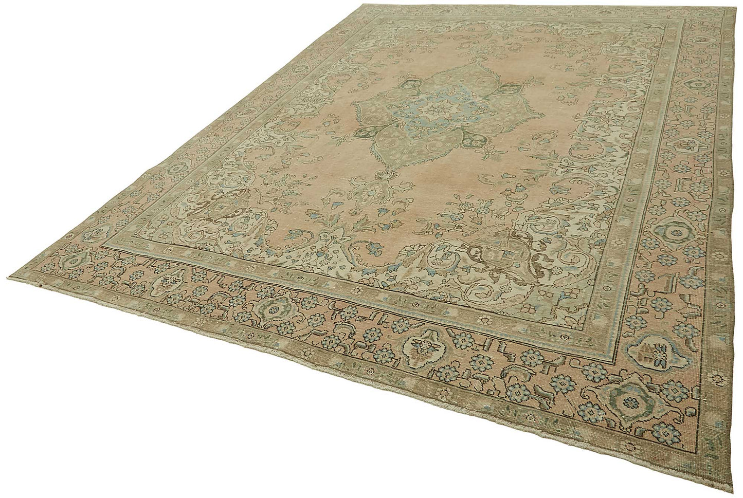 9x13 Vintage Hand-Knotted Rug - 47687