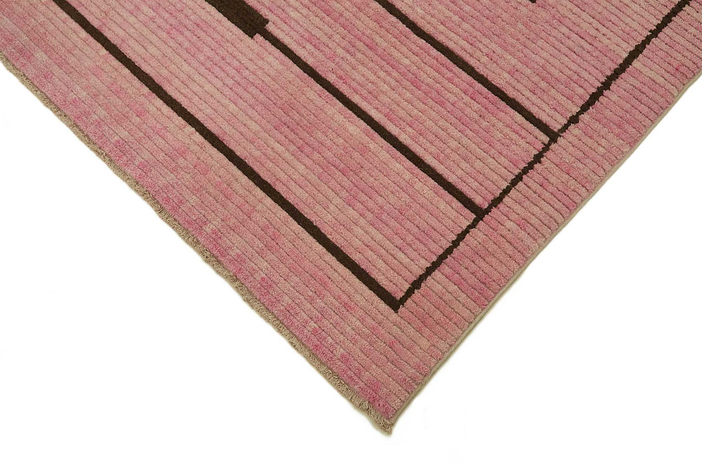 7x10 Hand-Knotted Wool Oushak Rug - 47689