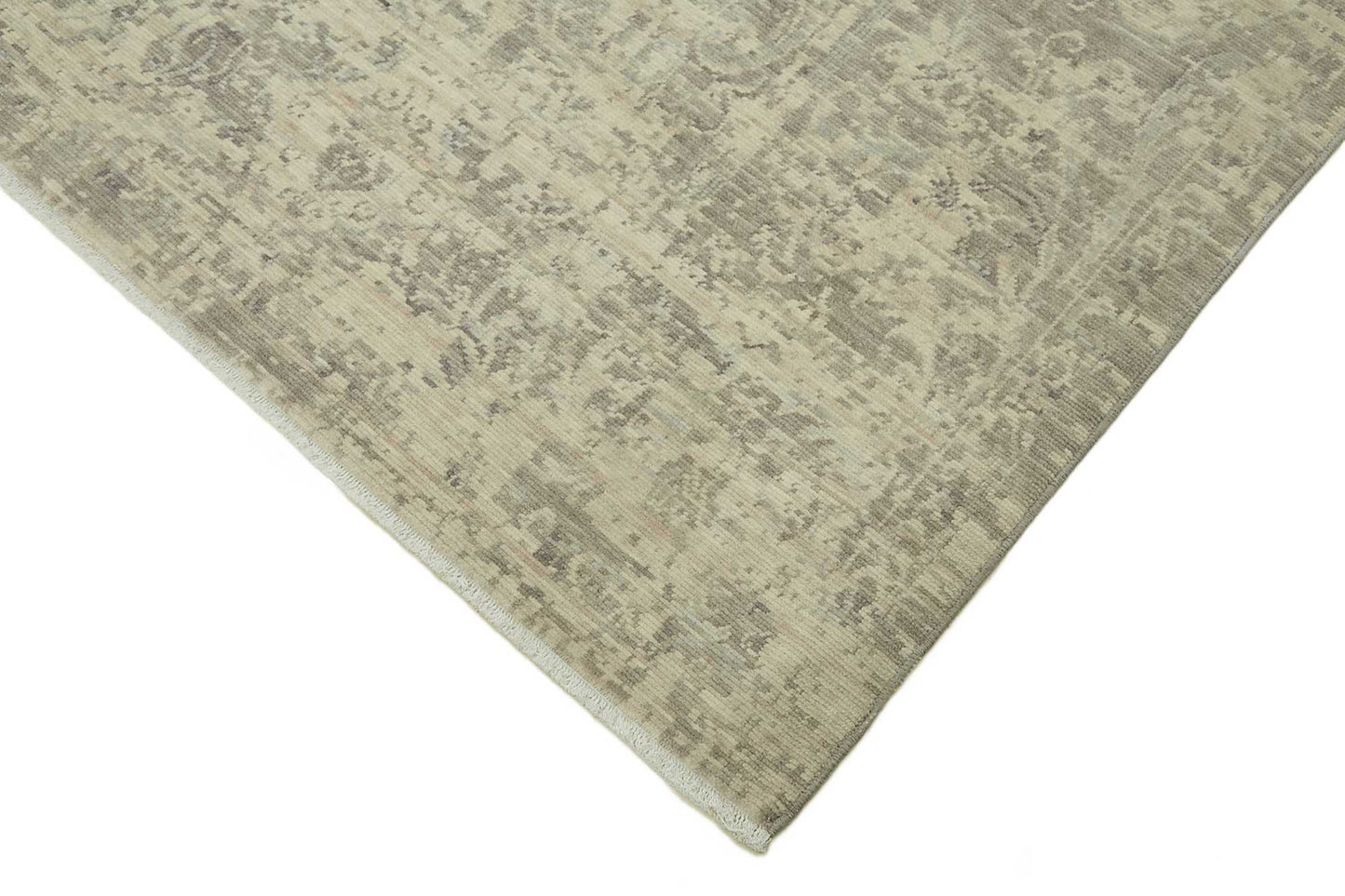 7x10 Hand-Knotted Wool Oushak Rug - 47701