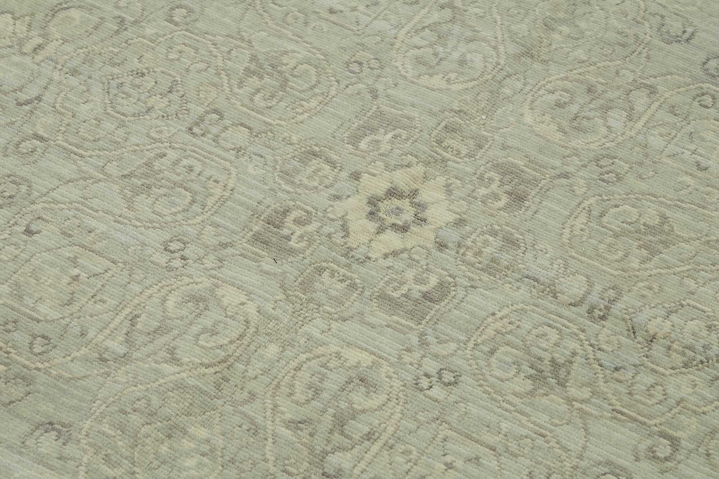 7x10 Hand-Knotted Wool Oushak Rug - 47706