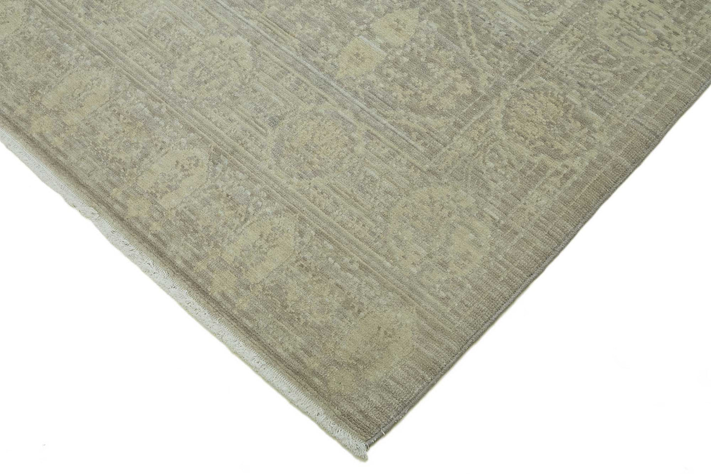 8x10 Hand-Knotted Wool Oushak Rug - 47714